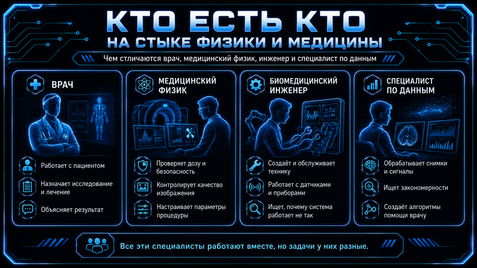Чем отличаются врач, физик и инженер