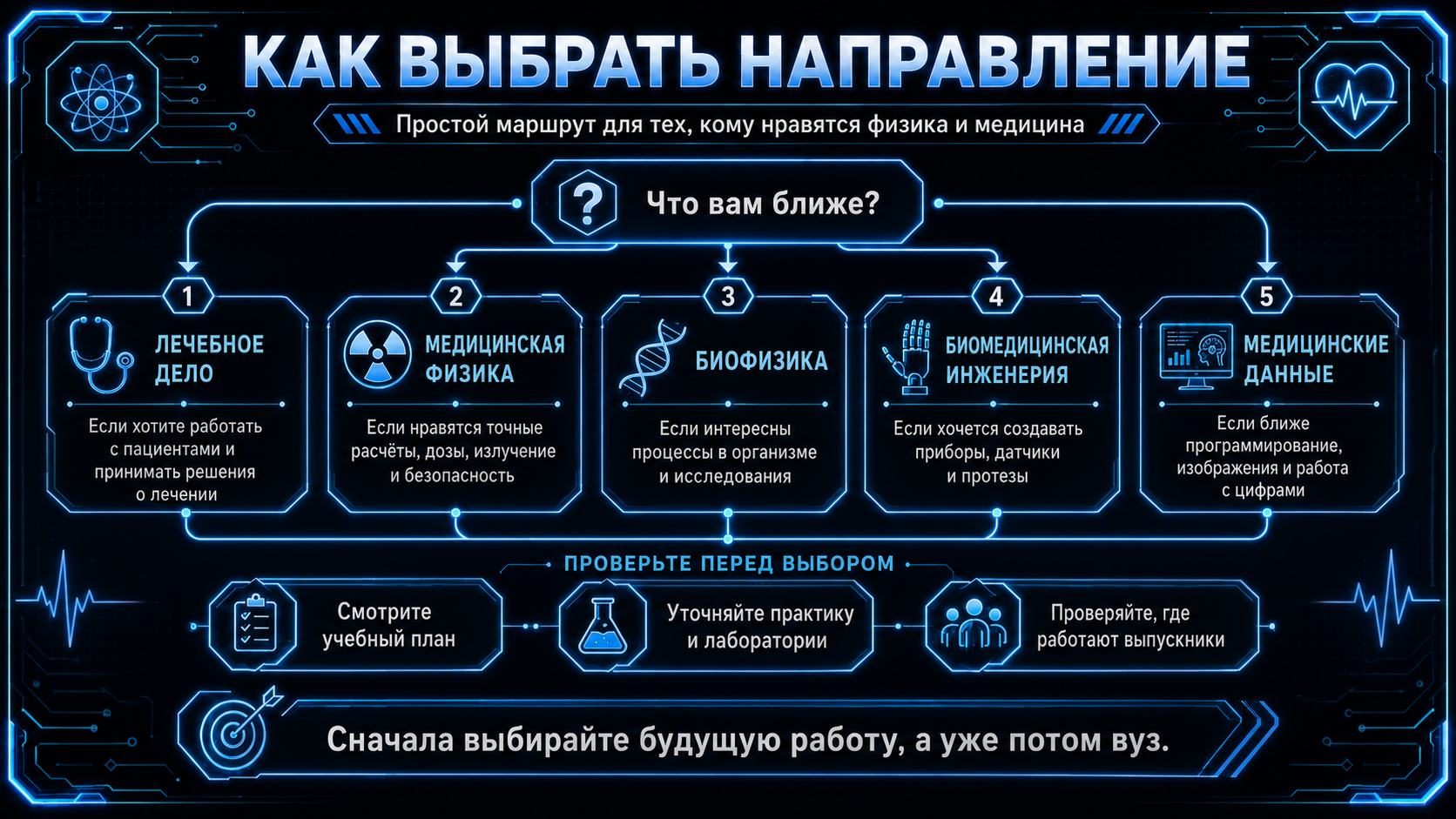 Какие направления можно рассмотреть